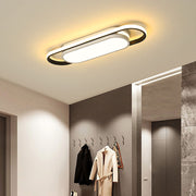 Black Creative Simple Living Room LED Low Ceiling Light