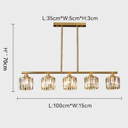 Modern Large Gold Dining Room Ceiling Light