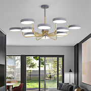 Nordic Modern Iron LED Ceiling Light for Living Room