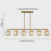 Modern Large Gold Dining Room Ceiling Light