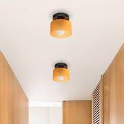 Bauhaus Colourful Glass Hallway Ceiling Light