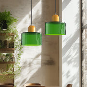 Simple Glass Art Pendant Light For Kitchen Island