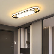 Black Creative Simple Living Room LED Low Ceiling Light