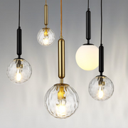 Nordic Creative Glass Shade Bedside Pendant Lights