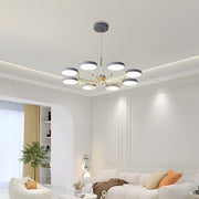 Nordic Modern Iron LED Ceiling Light for Living Room