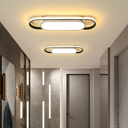 Black Creative Simple Living Room LED Low Ceiling Light