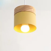 Nordic Wood Modern Round Lamping