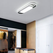 Black Creative Simple Living Room LED Low Ceiling Light