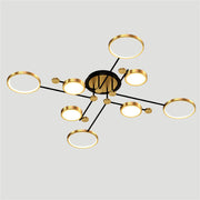 Modern Luxurious Metal LED Living Room Ceiling Light