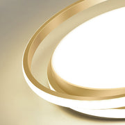 Modern Round Spiral Ring LED Ceiling Light