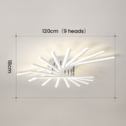 Nordic Metal Creative Strip LED Ceiling Light