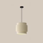 Wabi-Sabi Style Resin Cream Pendant Lamp