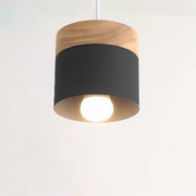 Nordic Wood Modern Round Lamping