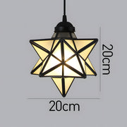 Nordic Creative Stars Metal Pendant Lights For Living Room