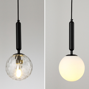 Nordic Creative Glass Shade Bedside Pendant Lights