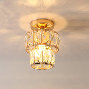 Luxurious Glass Hallway Gold Ceiling Light