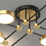 Modern Luxurious Metal LED Living Room Ceiling Light