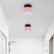 Bauhaus Colourful Glass Hallway Ceiling Light