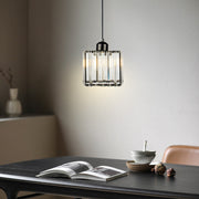 Luxury Multi-lights Glass Black Bedroom Pendant Light