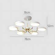 Nordic Modern Iron LED Ceiling Light for Living Room