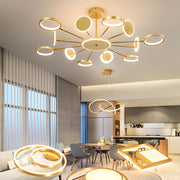 Contemporary Multi-Head LED Ceiling Lights for Dining Room