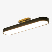 Muscato Black Semi Flush Mount LED Dimmable Ceiling Light