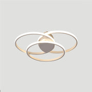 Modern Minimalist Creative White Multi-ring Living Room LED Dimmable Ceiling Lights