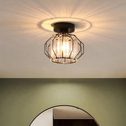 Antique Mini Glass Ceiling Light For Dining Room