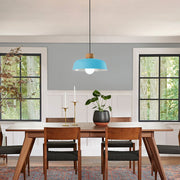 Colourful Nordic Creative Wooden Pendant Lamp