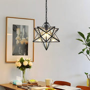 Nordic Creative Stars Metal Pendant Lights For Living Room