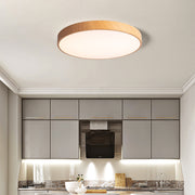 Wood LED Dimmable Ceiling Lamp