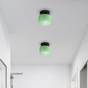 Bauhaus Colourful Glass Hallway Ceiling Light