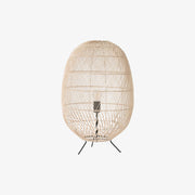 Natural Rattan Midi Floor Lamp for Living Room