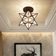 Creative Star Metal Semi Flush Ceiling Light