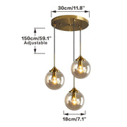 Modern Glass Ball Pendant Lamps