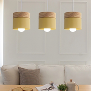 Nordic Wood Modern Round Lamping