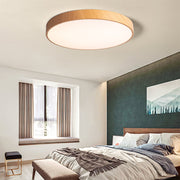 Wood LED Dimmable Ceiling Lamp