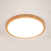 Cream Style Flush Mount Wood Ceiling Light