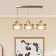 Retro Creative Clear Glass Shade Kitchen Pendant Light