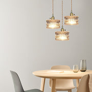 Retro Creative Clear Glass Shade Kitchen Pendant Light