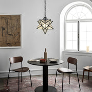 Nordic Creative Stars Metal Pendant Lights For Living Room