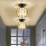 Geometric Glass Ceiling Lights For Dining Room