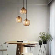 Nordic Creative Multi-shape Glass Kitchen Island Pendant Lamp