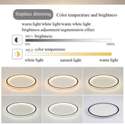 Nordic Style Round LED Dimmable Ceiling Lighting