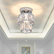 Luxurious Glass Hallway Gold Ceiling Light