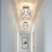 Luxurious Glass Hallway Gold Ceiling Light