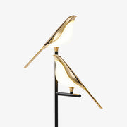 Golden Bird Table Lamp for Bedroom