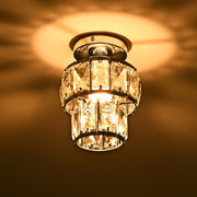 Luxurious Glass Hallway Gold Ceiling Light