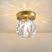 Crystal Luxury Gold Hallway Ceiling Light