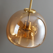 Vintage Copper Glass Modern Ceiling Lights